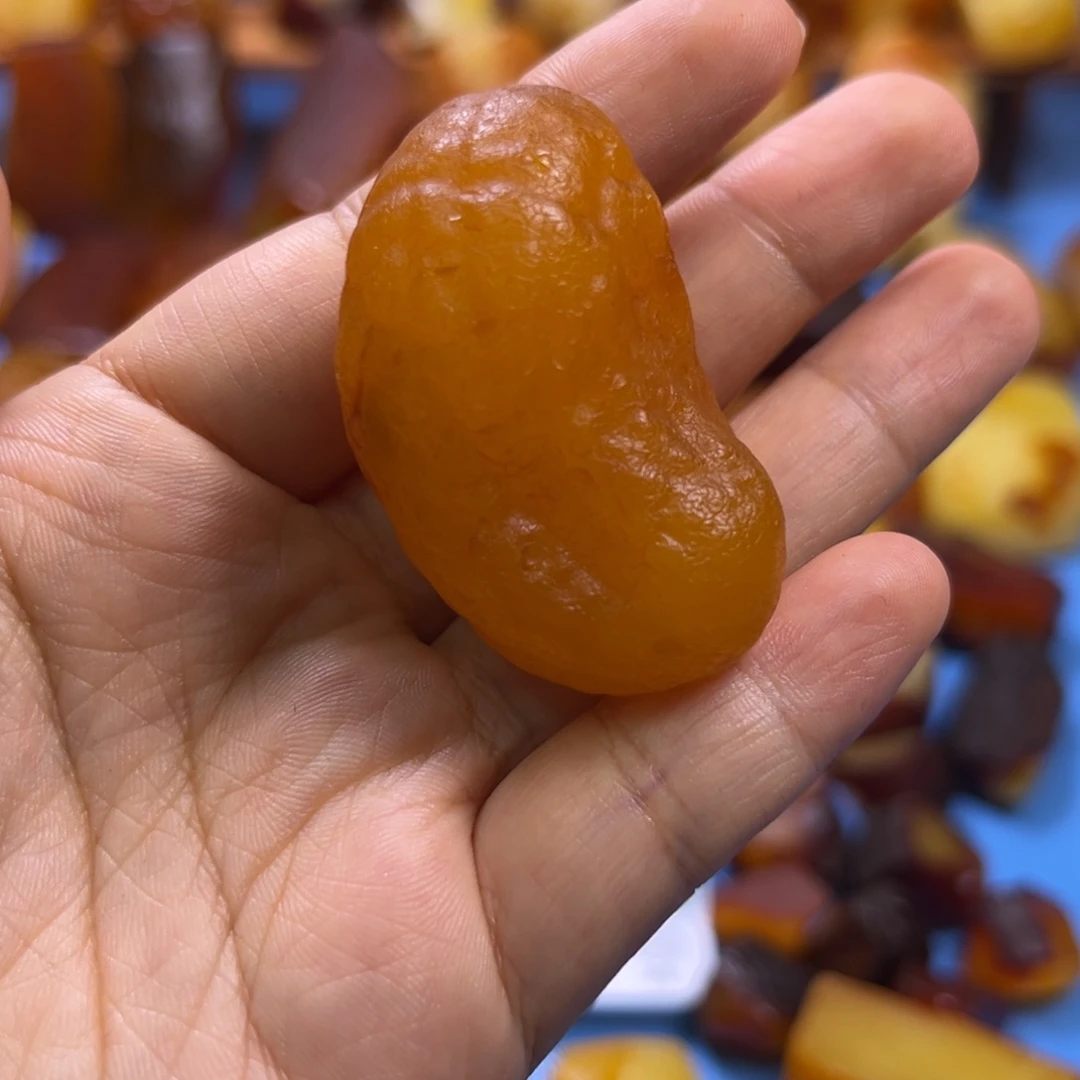 腿***八定制琥珀未镶嵌琥珀蜜蜡12688