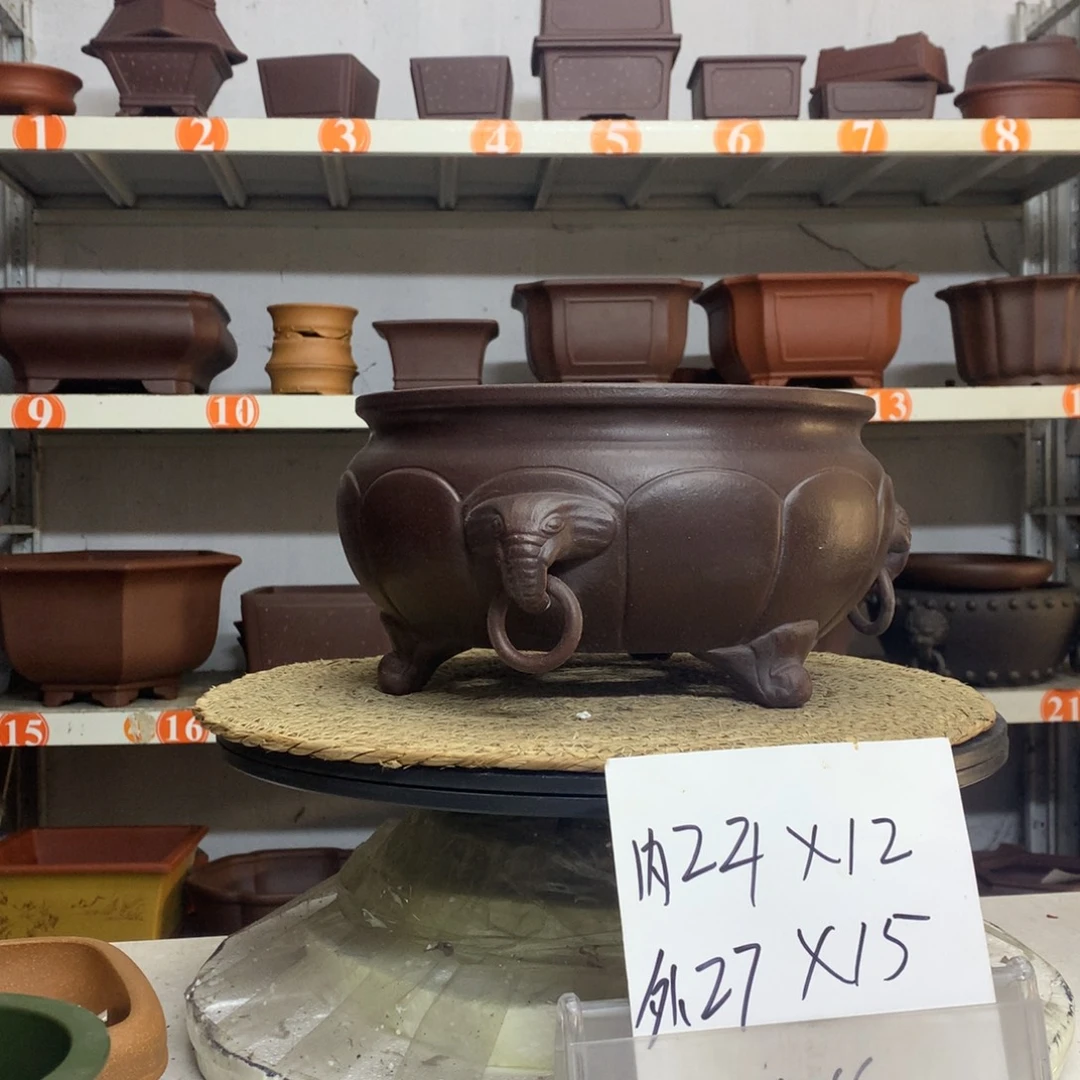 花盆紫砂精品紫砂花盆包邮