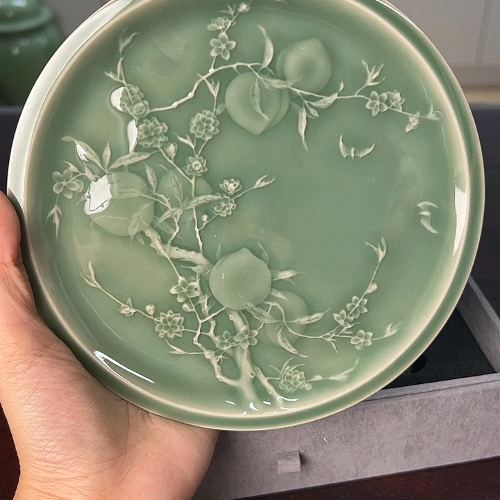 龙泉云间青瓷小米茶器