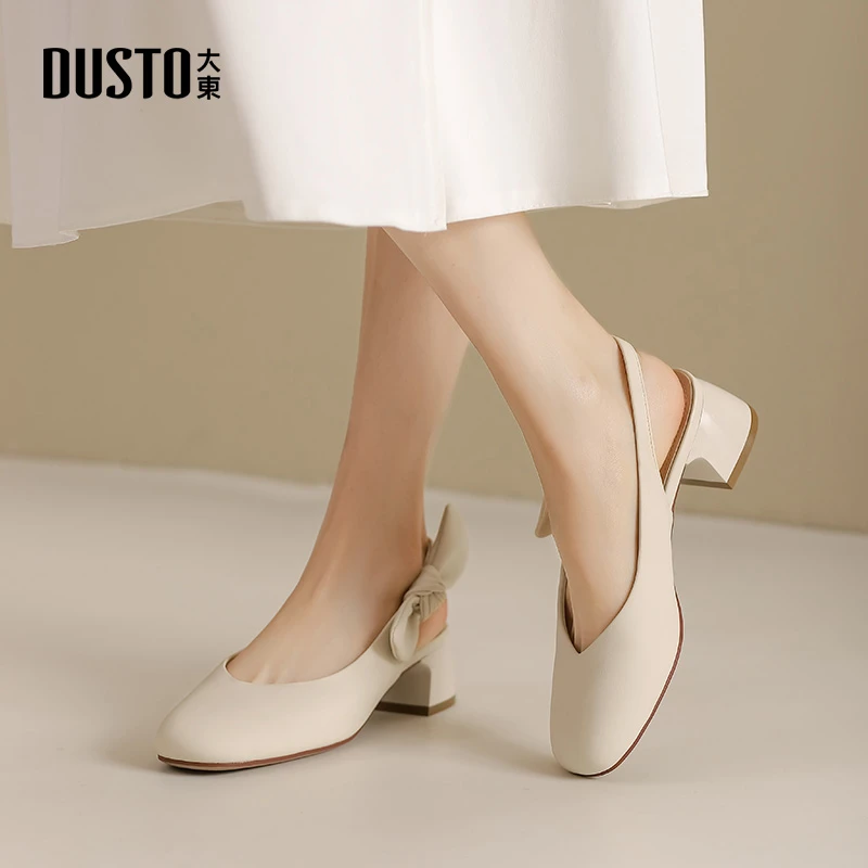 大东包头凉拖女2025新款气质玛丽珍女鞋时尚百搭外穿舒适单鞋0030