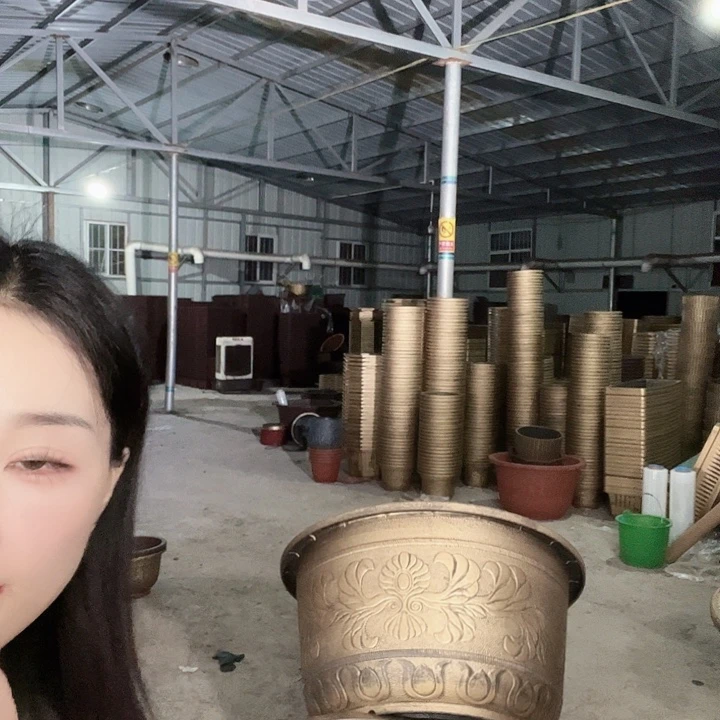 圆形100花盆2个有孔