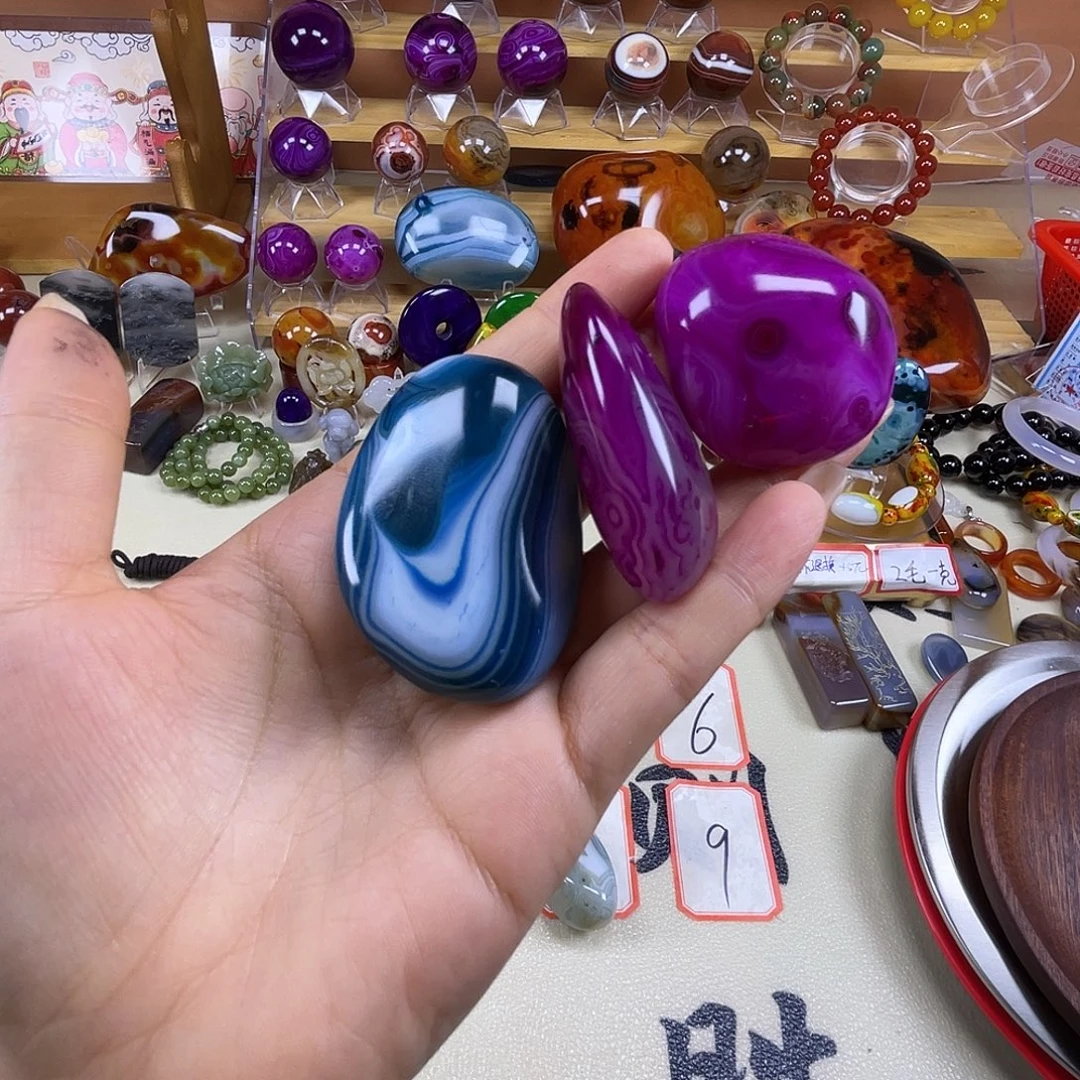 未镶嵌玛瑙/玉髓珠宝奇石