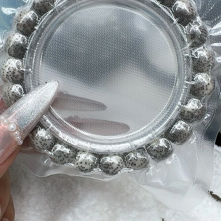 星月菩提手串429高端卡姿兰大眼睛黑灰星月菩提10桶单圈