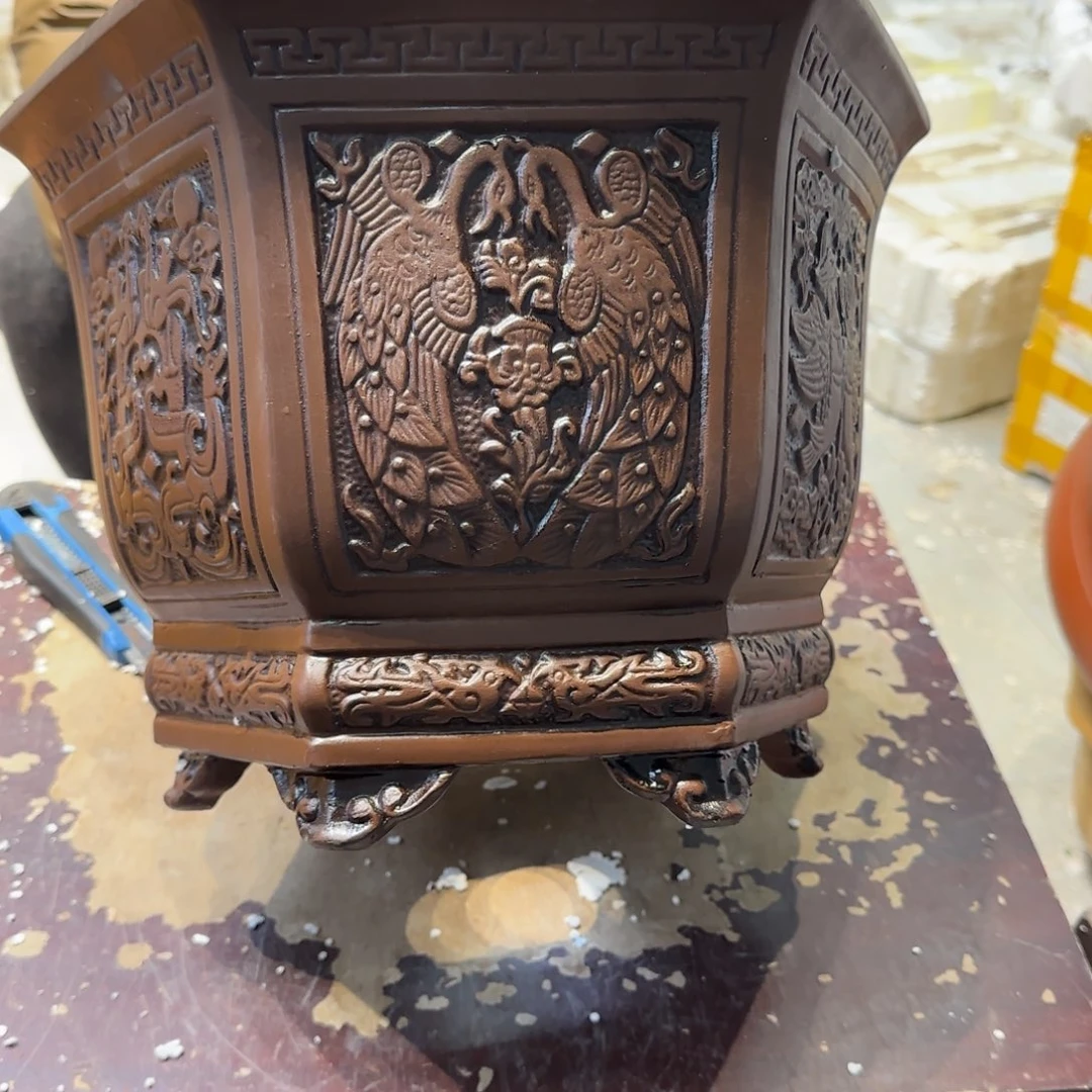 紫砂花盆口径26.22口径