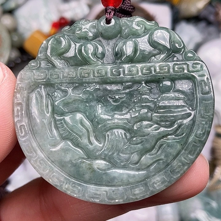 颈饰未镶嵌翡翠翡翠