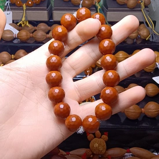 手串/手链橄榄核橄榄核手串猴头满天星1.4