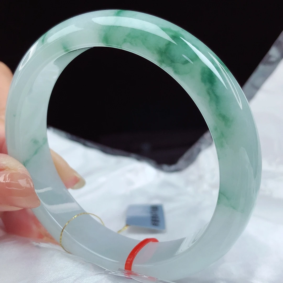 未镶嵌手镯翡翠57宽4435