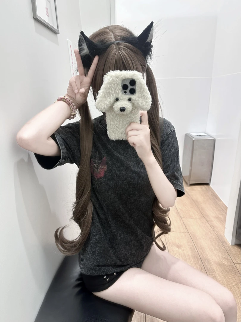 Desolation04B夏季单品小众水洗十字架重磅短袖潮牌美式宽松T恤亚