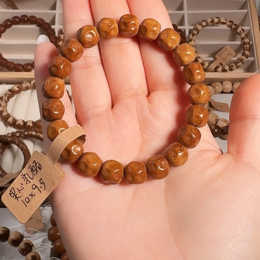 紫金鼠手串10*9.5实心手工浅坑乳酪无相紫金鼠