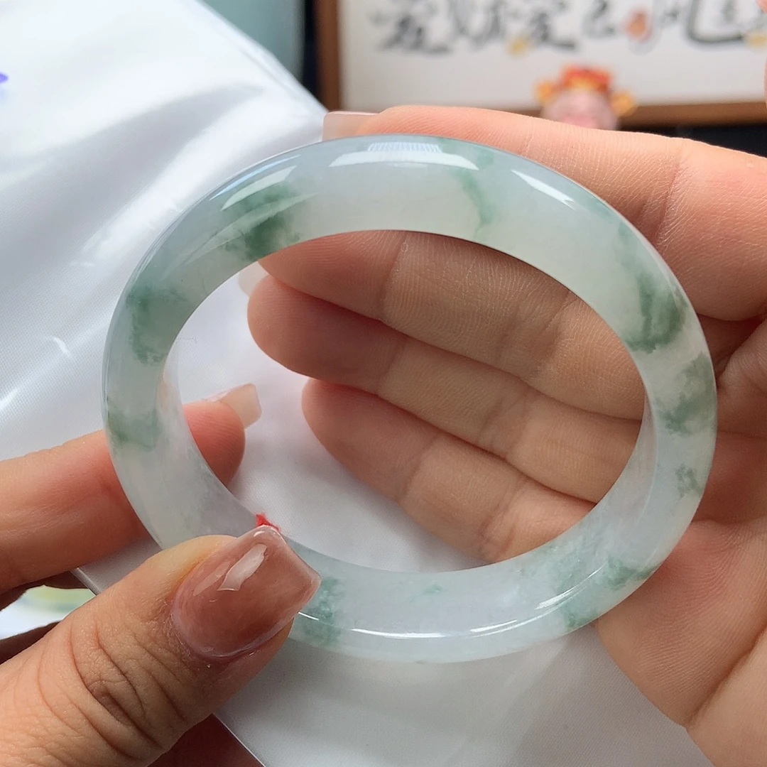 翡翠未镶嵌手镯28号