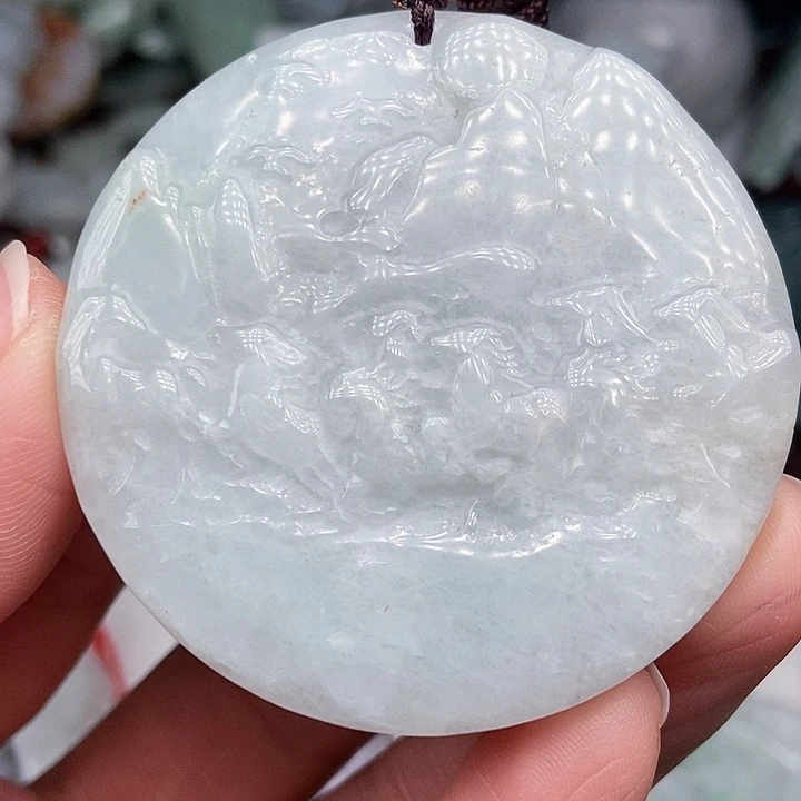 颈饰未镶嵌翡翠翡翠