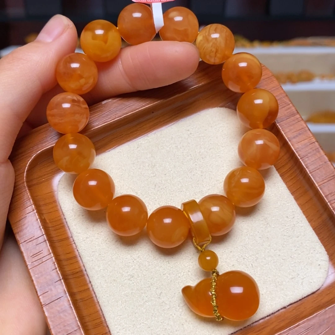 【闪购商品】未镶嵌蜜蜡手链手串