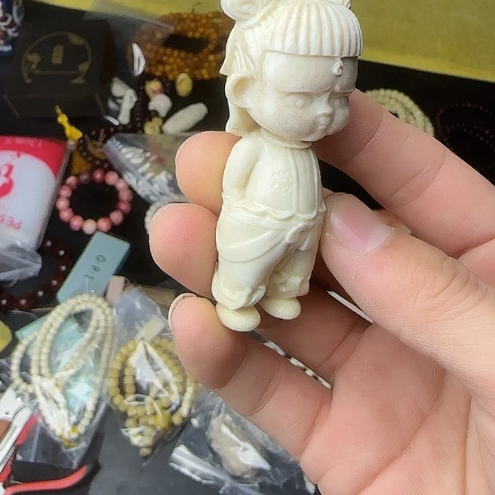 熙*～养殖鹿角雕刻哪吒一个 70长度