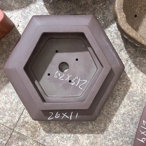 紫砂花盆手工制作