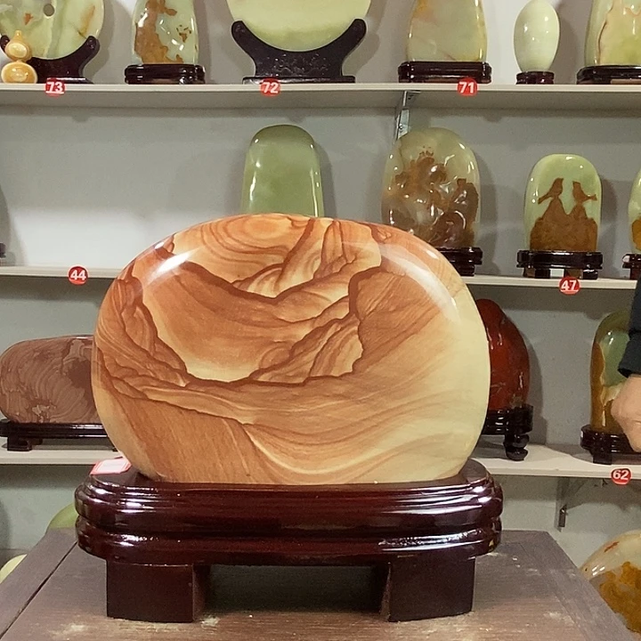 石材金海石观赏石摆件