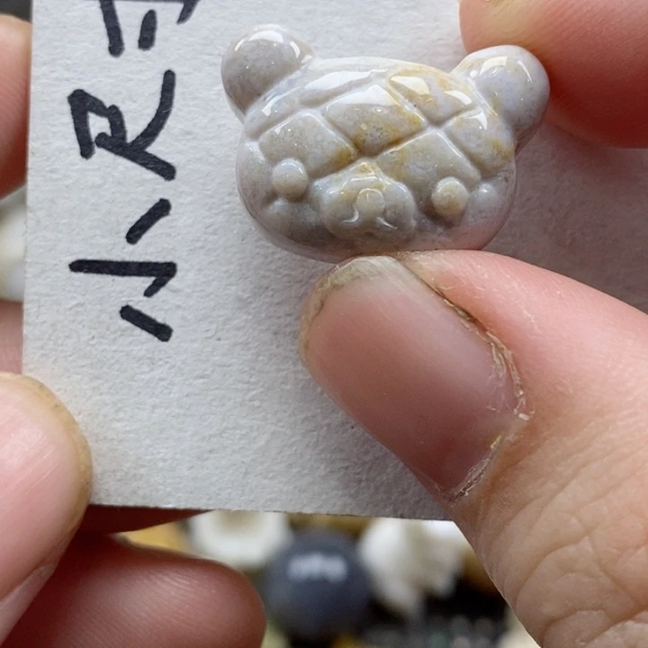 颈饰未镶嵌硅化珊瑚（珊瑚玉）