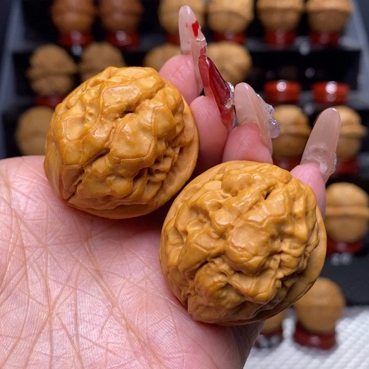 文玩核桃把件水晶疙瘩包34号