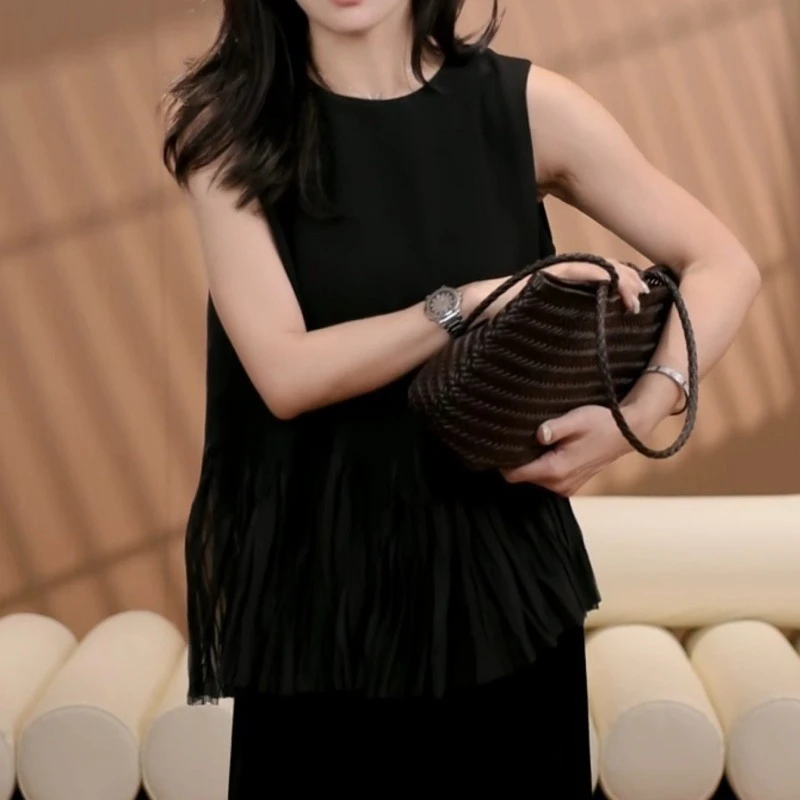 2025春季新款设计感百搭气质显瘦百搭韩版背心LK2501950