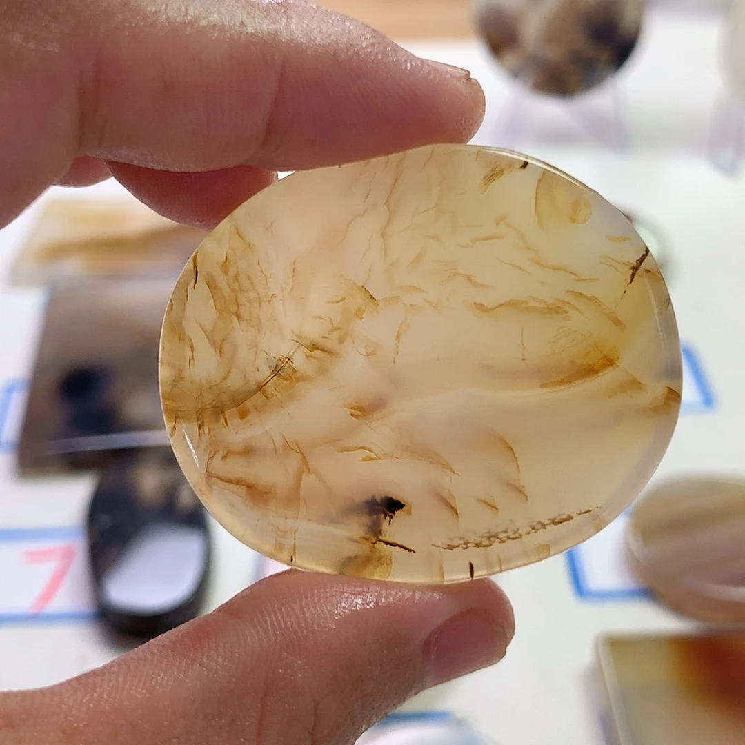 未镶嵌玛瑙/玉髓珠宝半成品