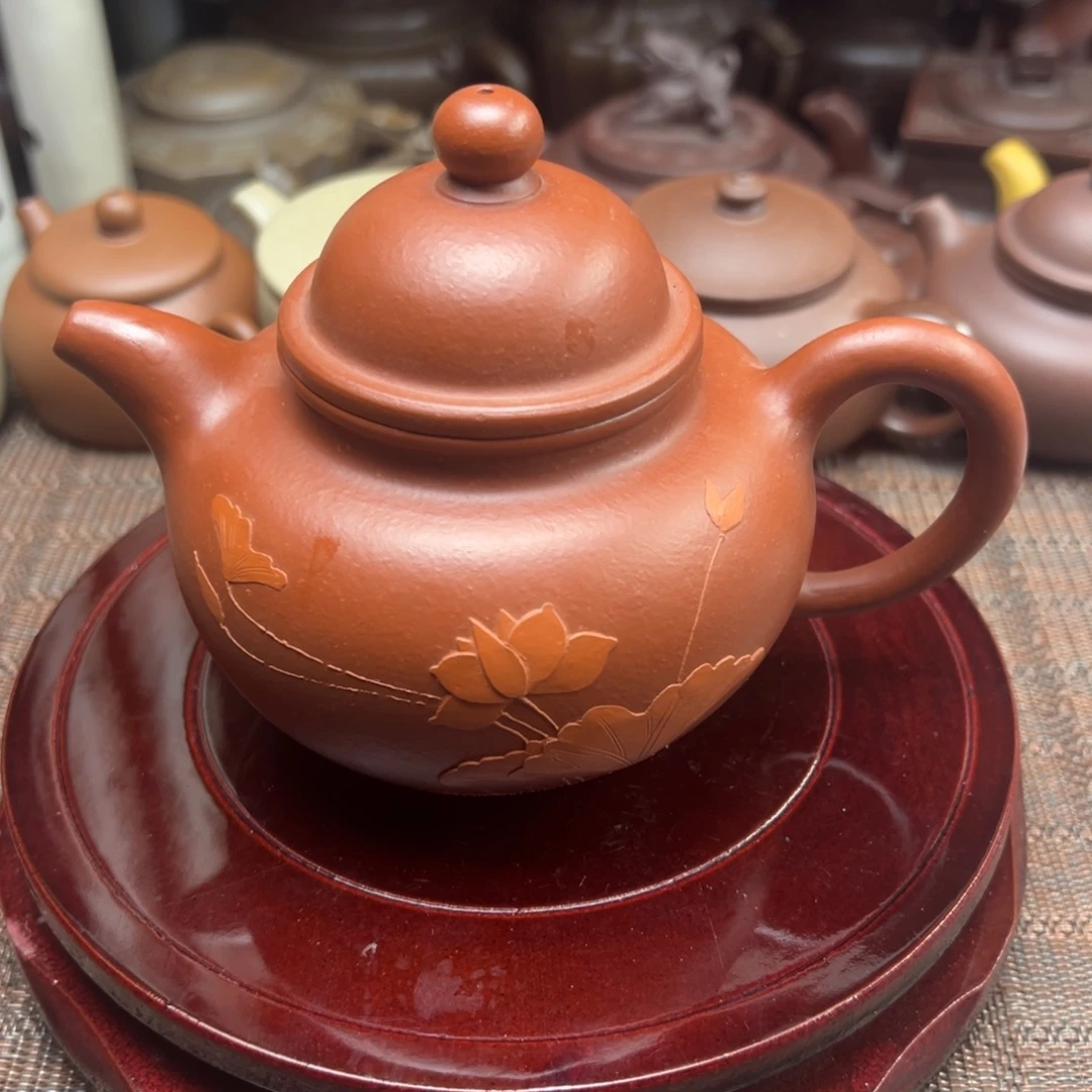 紫砂茶壶宜兴原矿紫砂壶350毫升容量