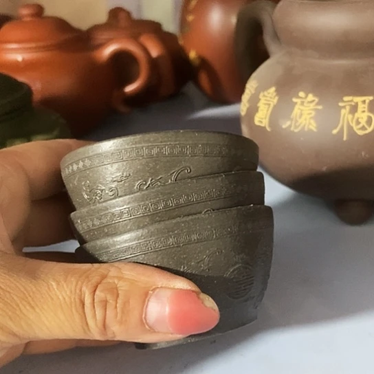茶壶绿泥宜兴紫砂全手工制作工艺