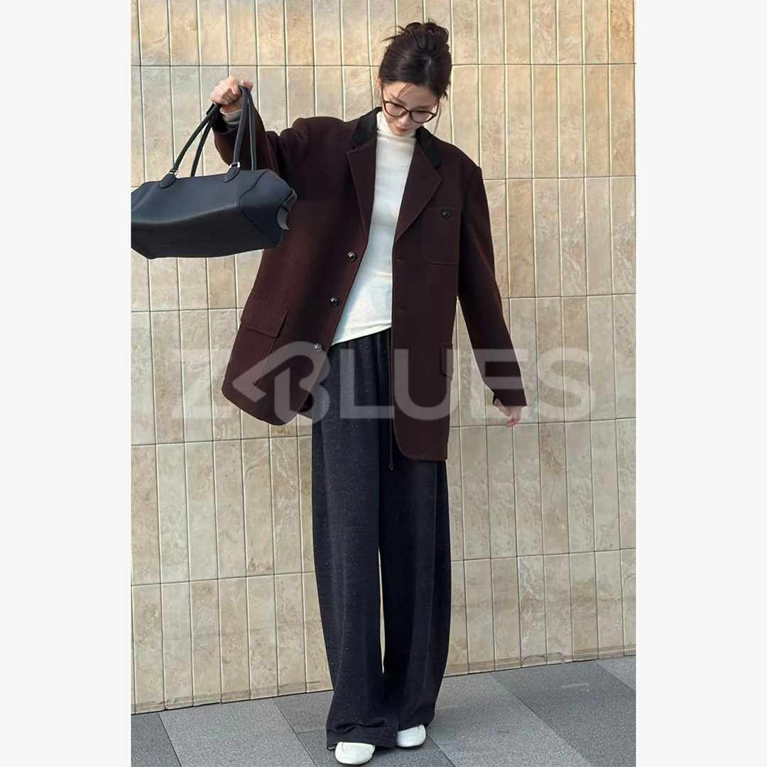 Z.blues【巴黎新贵】D*法式单面呢短款大衣YZGZ2010