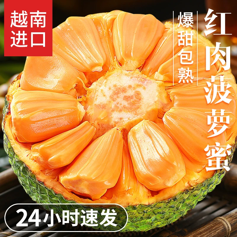越南进口红肉菠萝蜜当季印尼红心波罗蜜新鲜水果整个榴莲蜜甜顺丰