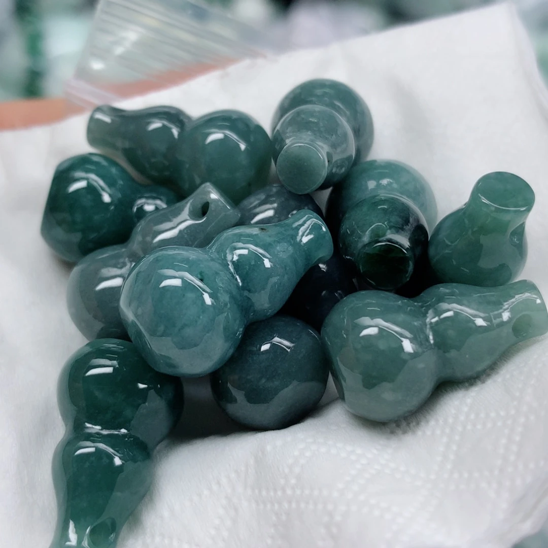 翡翠未镶嵌项链珠子珠