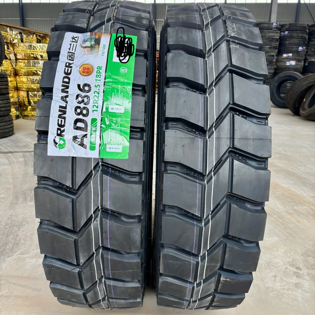 固兰达正品12R22.5真空胎大花矿花886花纹耐磨18层级