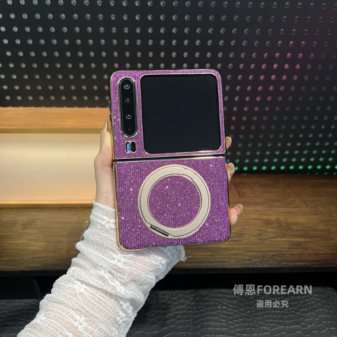 适用于华为purax手机壳新款小折叠屏pura x保护套支架磁吸创意女