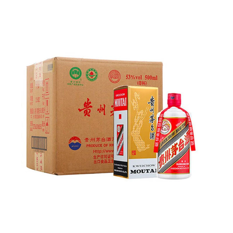 贵州茅台酒飞天茅台53度500ml*6酱香型白酒 原箱