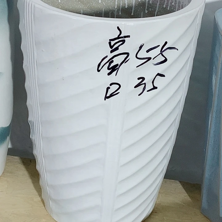 陶瓷大花盆高盆一套瑕疵清