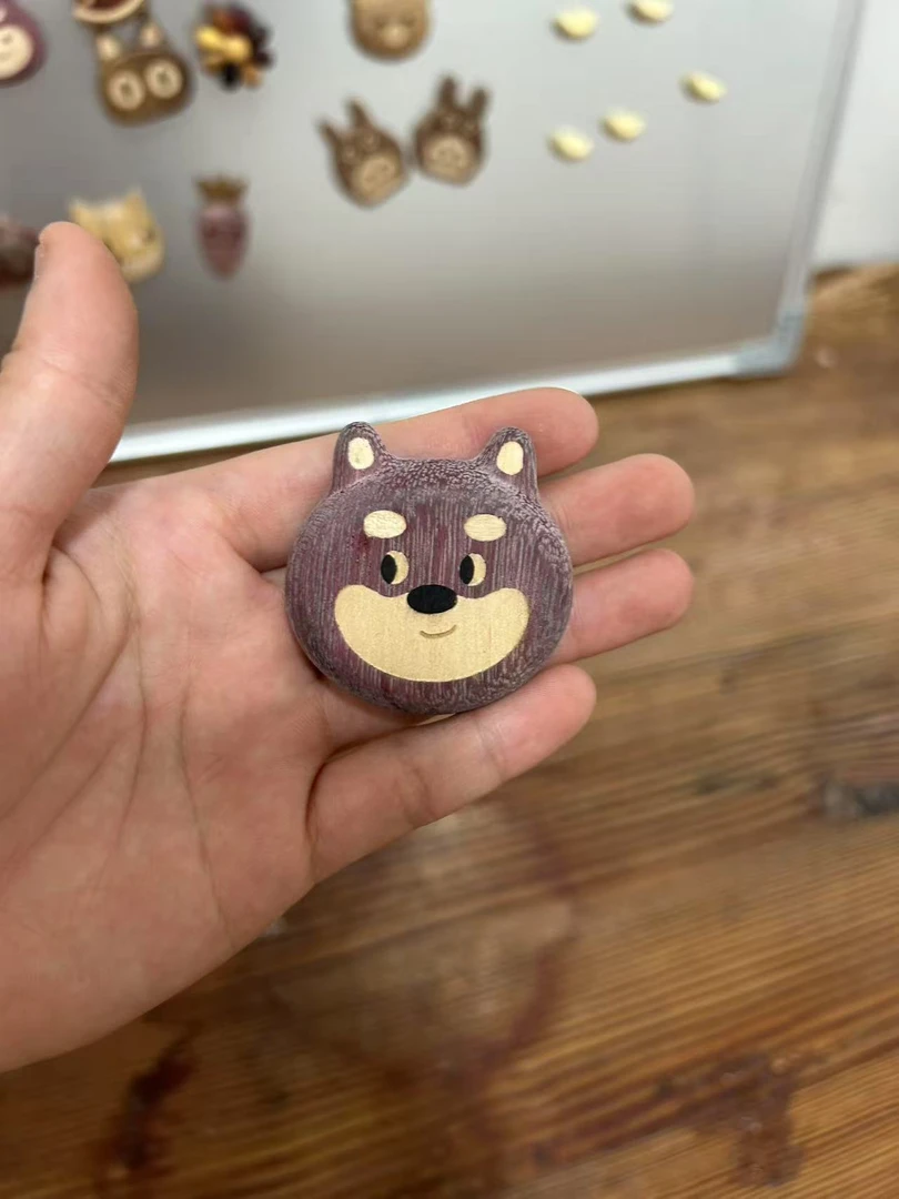 实木材质实用创意冰箱贴磁吸家居好物