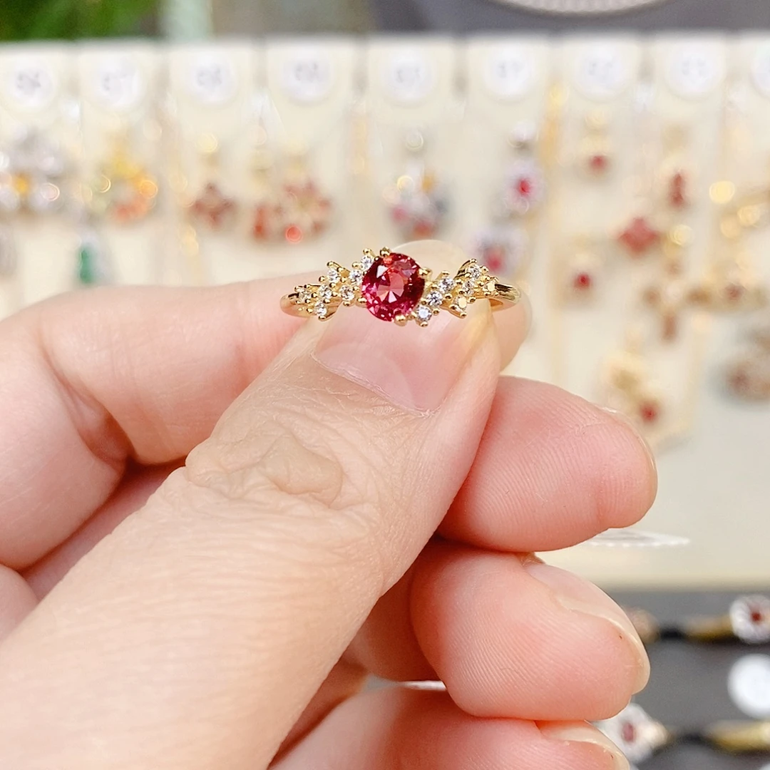 尖晶石银S925镶嵌戒指