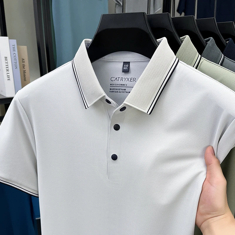 [澎湖孤品捡漏品牌剪标高品质男装百搭潮流夏季短袖polo