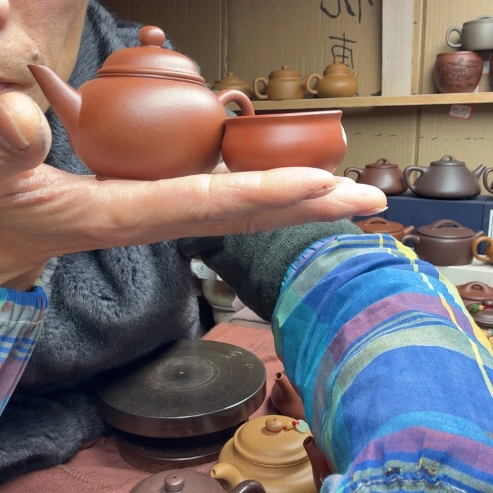 茶壶紫砂潮**粥宜兴紫砂原矿紫泥