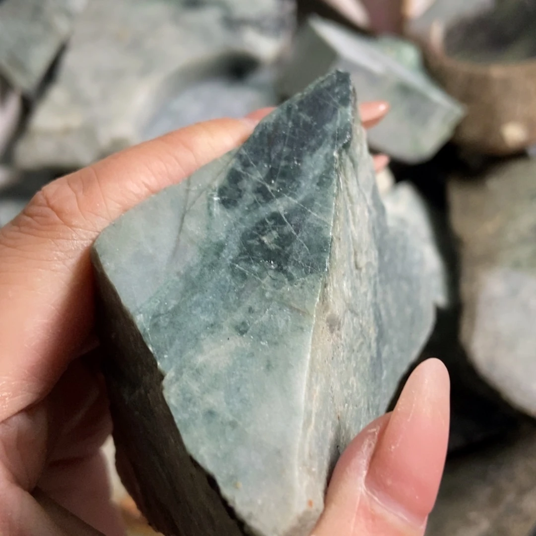 翡翠未镶嵌挂件天然翡翠