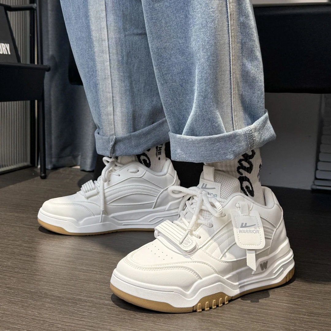 回力运动百搭板鞋休闲男鞋2025秋冬爆款ins厚底隐形内增高小白鞋