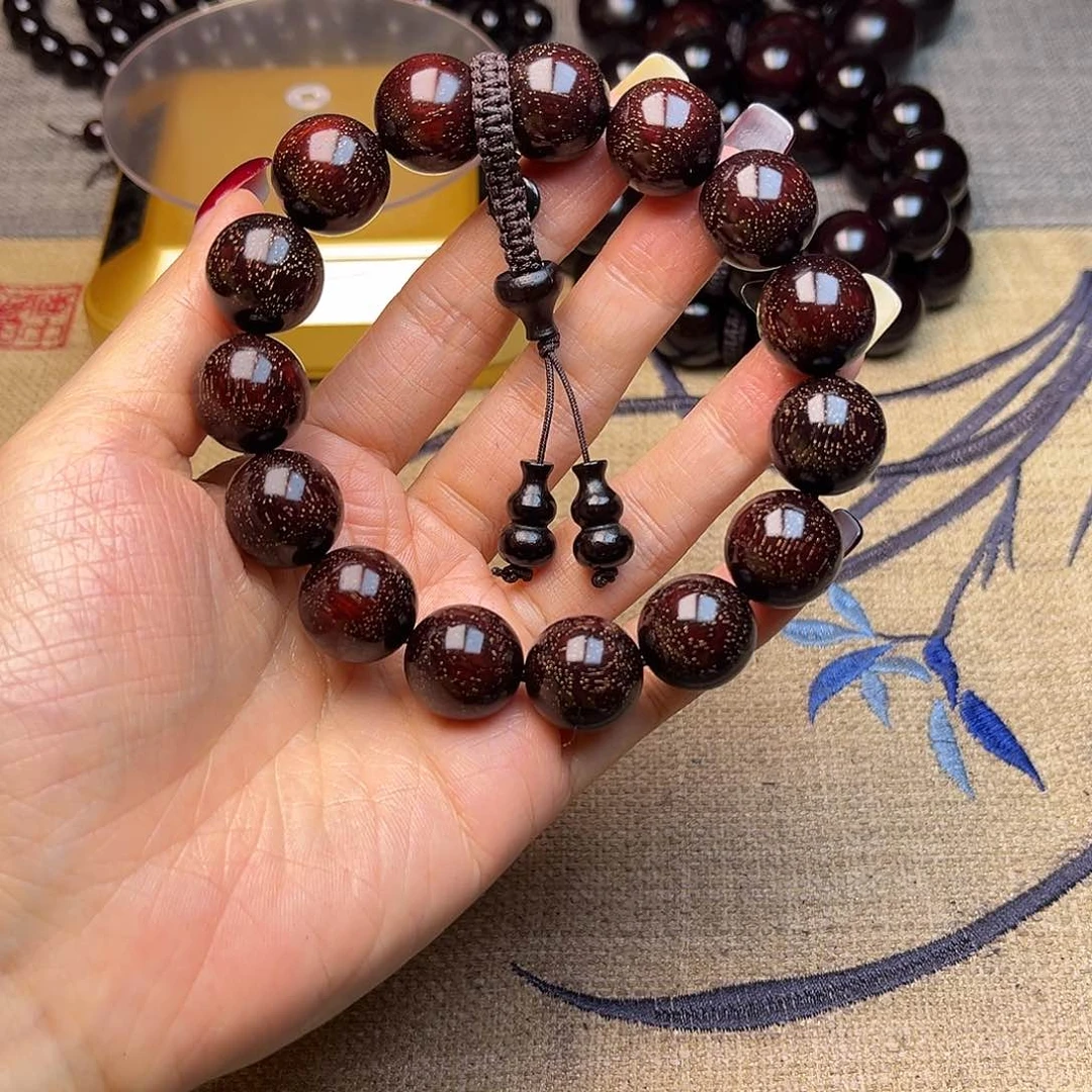 檀香紫檀（小叶紫檀）1.5 15颗满天星