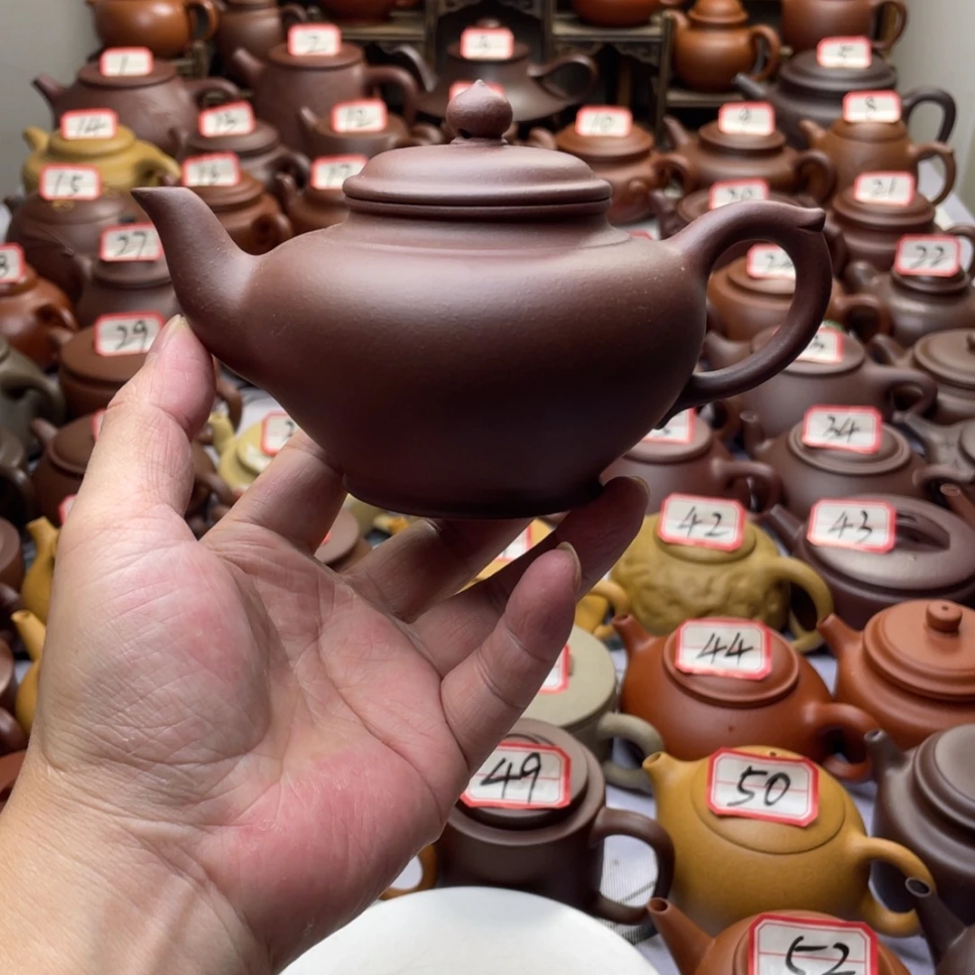 紫砂茶壶宜兴紫砂半手工