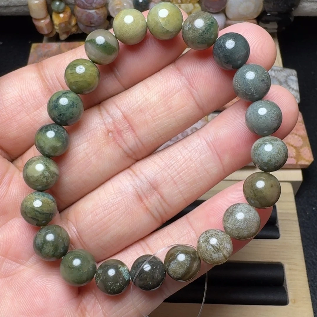 硅化玉未镶嵌纯天然色有机玉石保真色福利特价