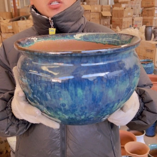 紫砂花盆高20口31————-