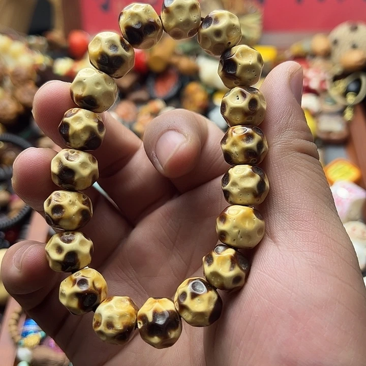 非金属高档花皮紫金鼠奶酪手链