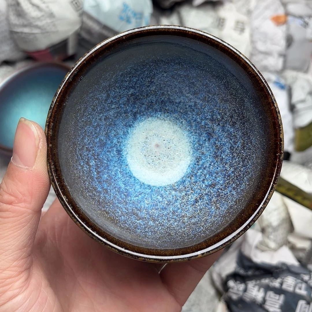 茶盏建盏主人杯一只微瑕