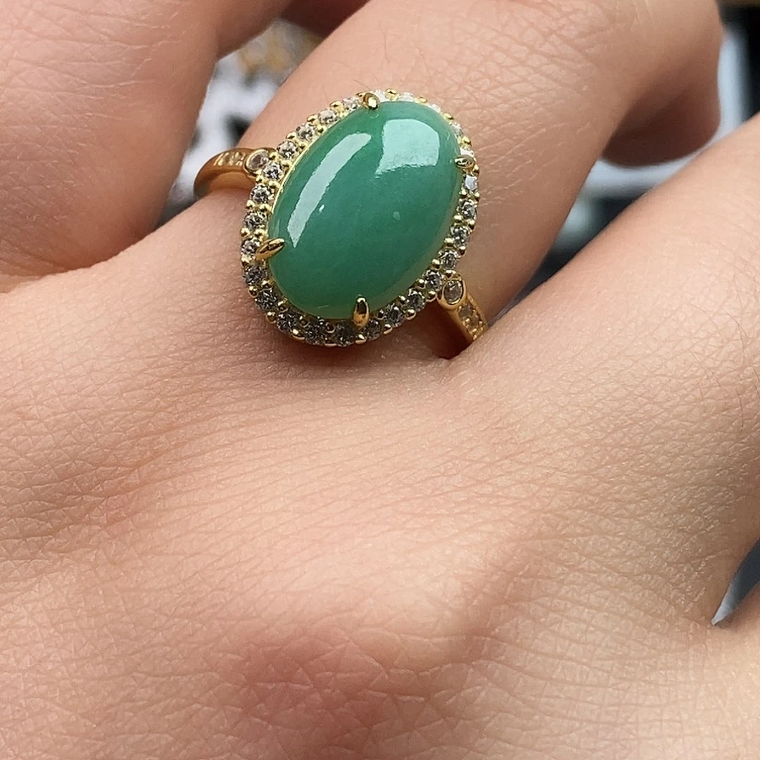 翡翠未镶嵌戒指翡翠