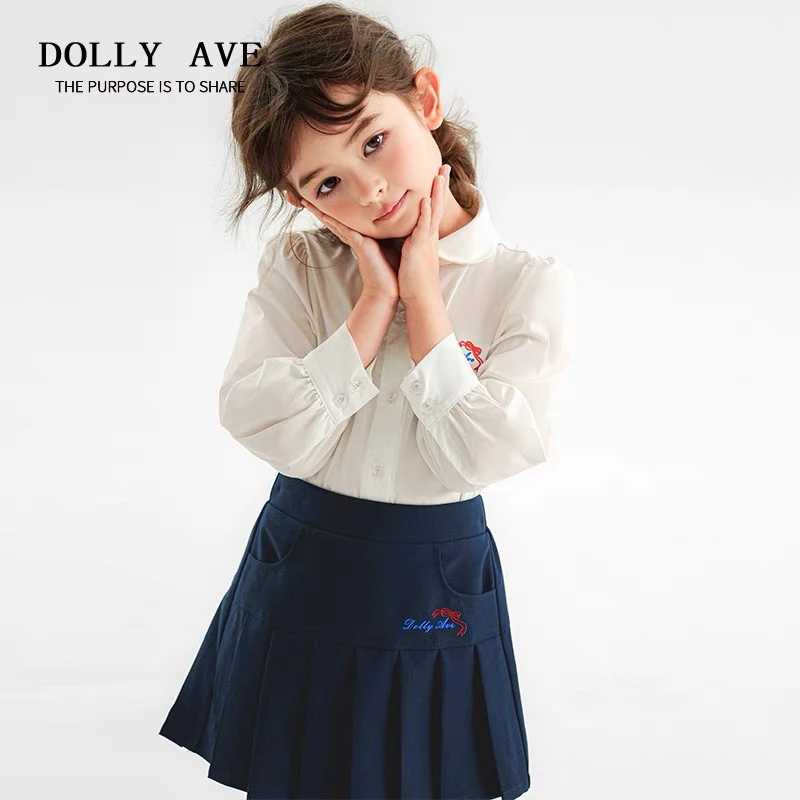 W150 儿童白色衬衫D1-1