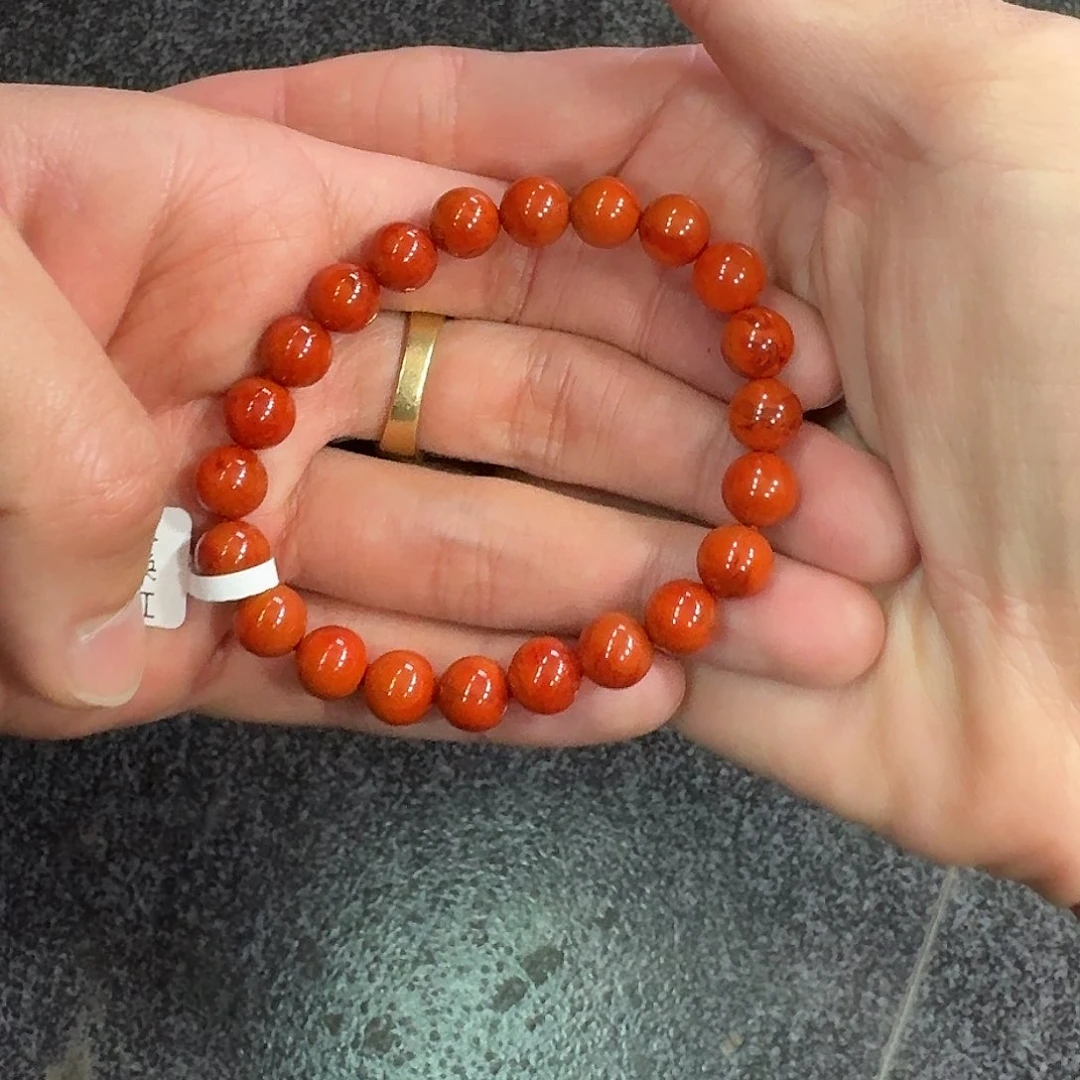 南红玛瑙手链未镶嵌手串原矿南红瓦西高品质8大➕