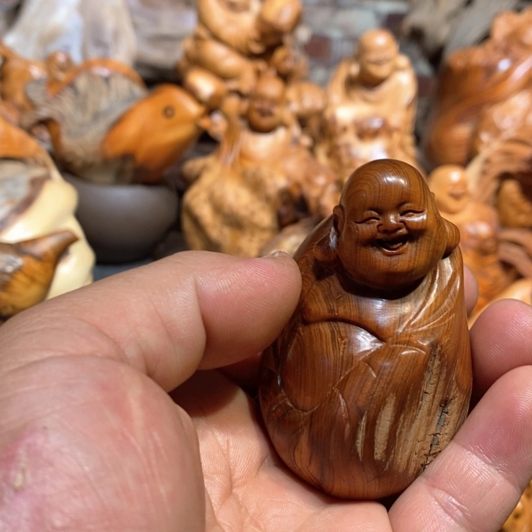 柏木星**海崖柏根雕摆件