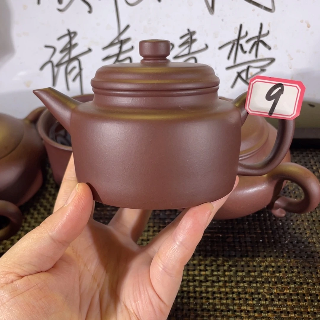 抱***、茶壶紫砂德钟微瑕