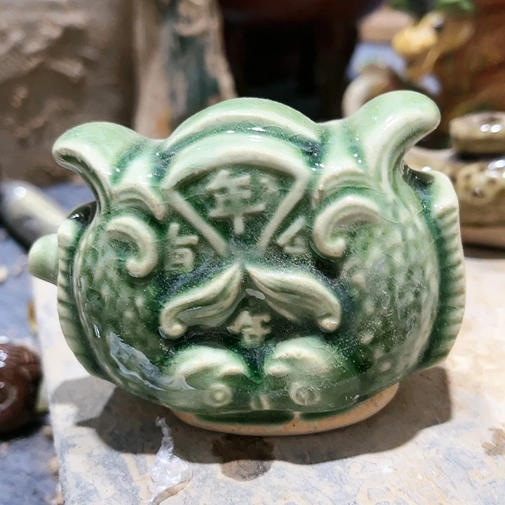 瓦当摆件摆件茶桌茶台陶瓷